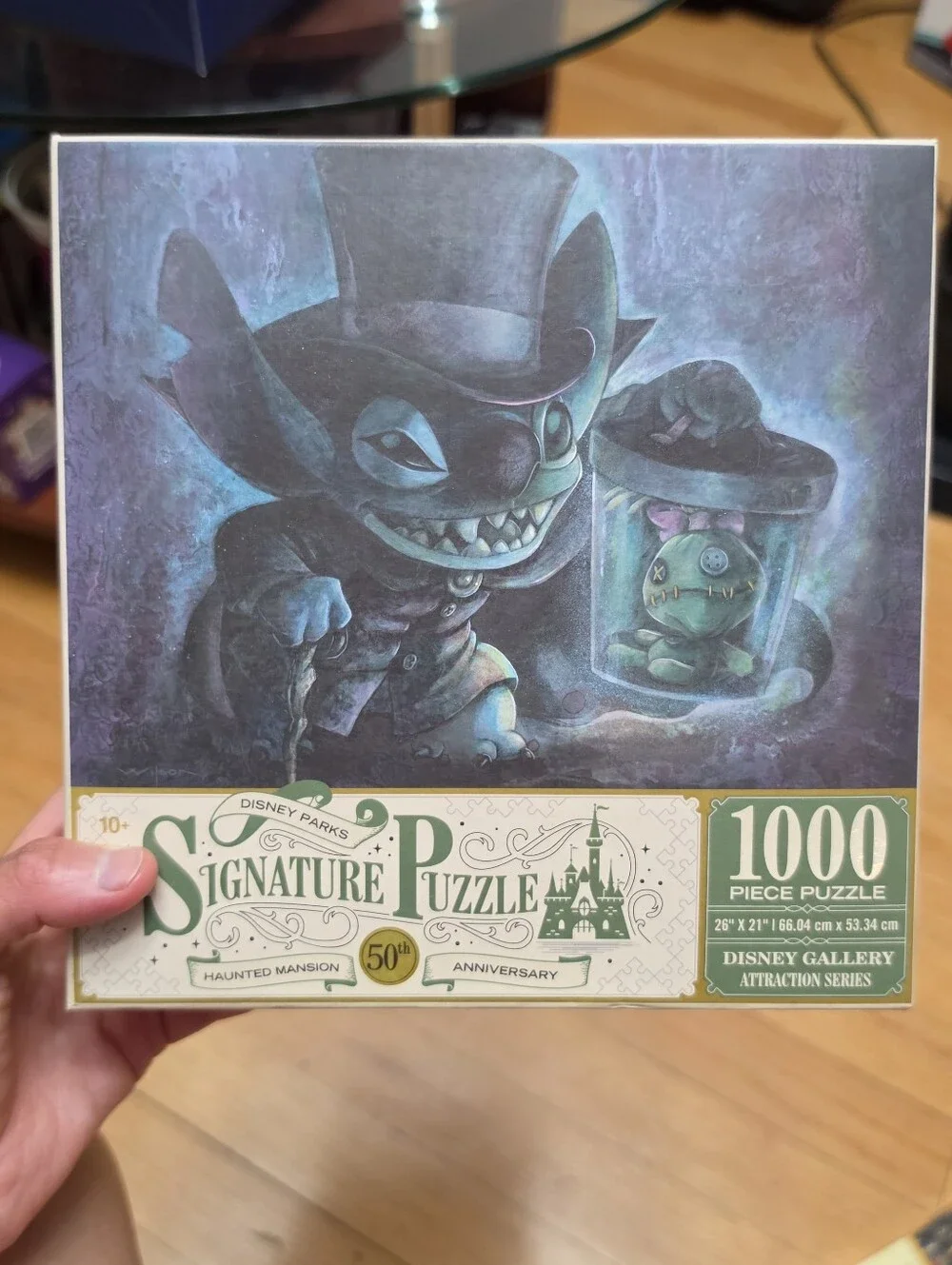 Disney Parks Signature Puzzle 1000-Piece Haunted Mansion Art - 50th Anniversary